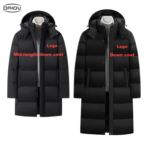 <span class=keywords><strong>Doudoune</strong></span> longue avec logo personnalisé Veste d'hiver pour hommes Veste d'extérieur pour femmes Manteau matelassé à bulles pour hommes Veste matelassée d'hiver - Product Image 1