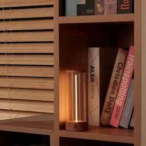 Custom Logo <b>Rechargeable</b> <b>USB</b> LED Table Lamp Warm White Desk <b>Light</b> for Restaurant Hotel Bedroom Small Night <b>Lights</b> - Product Image 3