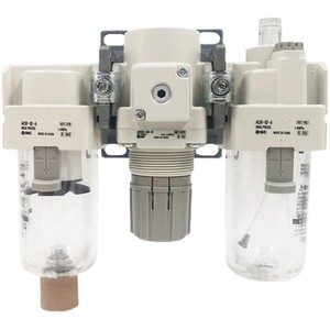 Unidad de Filtro, Regulador y Lubricador de Aire SMC AF30-02-A AL30-02-A 1.0MPa, Piezas Neumáticas - Product Image 1
