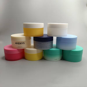 Pot de lotion 8oz pot de beurre de corps transparent 8oz avec couvercle pour maquillage cosmétique masque pour les yeux crème Slime sucre corps gommage pot conteneur - Product Image 1