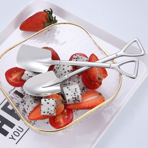 Cuchara para mezclar postres de acero inoxidable 304 con forma de pala, ¡gran éxito de ventas! - Product Image 5