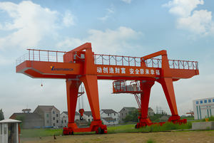 Fertig beton Verwenden Sie Doppelträger-Portalkran 32 Tonnen 40-Tonnen-Portalkrane mit Kabeltrommel - Product Image 4