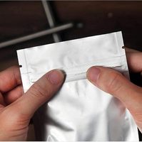 Sac en aluminium Mylar de qualité alimentaire, scellable sous vide, à ouverture supérieure, pour l'emballage en vrac et le stockage des aliments, poche de rétortage