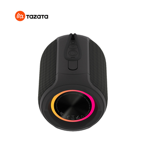 ลำโพงบลูทูธพกพา Tazata พร้อมไฟ RGB LED เสียงเต็มช่วงแบบไร้สาย ใช้งานกลางแจ้งได้ - Product Image 4
