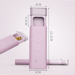 Wholesaler 3 Compartment Daily Pill Organiser Portable Pill Box Pill Bottle Suitable for Home and Outdoor Travelling