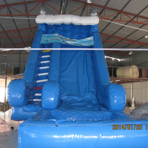 Inflatable PVC Surf Water Slide for Kids Outdoor <b>Fun</b> Entertainment Supports >500kg Capacity Accommodates >10 Passengers School - Product Image 1