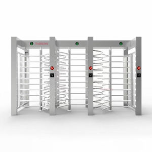 더블 레인 전체 높이 RFID 카드 액세스 제어 시스템 스윙 배리어 개찰구 강화 보안 휠체어 사용자 사람들 - Product Image 5