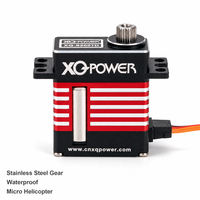 XQ-POWER BLS348 Servo Digital sin Escobillas Programable de 48kg-cm 0.09s/60 °   Perfil bajo para coche RC de alto voltaje 8.4V resistente al agua