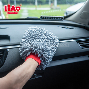 Qianliao — gants anti-poussière en chenille <span class=keywords><strong>microfibre</strong></span>, <span class=keywords><strong>gant</strong></span> de nettoyage ménager et de voiture - Product Image 2