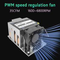 Refroidisseur de processeur actif pour serveur 240W SP3 2U, dissipateur thermique pour processeur, radiateur pour H11/H12 AMD EPYC 7000 Series