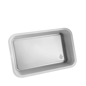 Plastic Deli Tray Takeaway PP Container White Rectangular Plastic Disposable Food Tray For Sale
