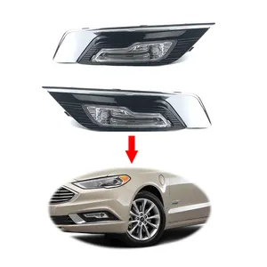 Đèn Sương Mù LED Có Dây Công Tắc Cho Ford US Mondeo Fusion Drl Đèn Chạy Ban Ngày Led 2017 2018 Đèn Sương Mù Đèn Sương Mù