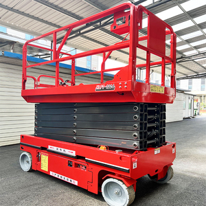 CE 4m 6m 8m 10m 12m 14m 16m 18m Kleine draagbare elektrische mobiele schaarlift op wielen voor werkplaats - Product Image 1