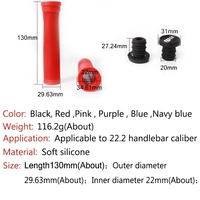 ODI-Empuñaduras de Silicona Suave para Manillar de Bicicleta de Montaña, Cubierta Antideslizante que Absorbe Golpes, Piezas de Ciclismo