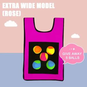 Kids Jersey Sensory Training Throwing Cake Outdoor Dodge Toy Sticky <b>Ball</b> Vest for Children - Product Image 5