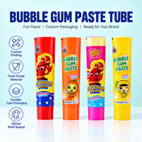Tubes personnalisés en aluminium-plastique à bouchon incliné, impression UV, diamètre 12,7-35 mm, qualité alimentaire, logo personnalisé pour dentifrice