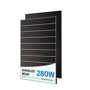 फोटोवोल्टिक सौर पैनलों 250W 260W 270W 280W पीवी मॉड्यूल Monocrystalline एकल क्रिस्टल imbricated सौर पैनलों