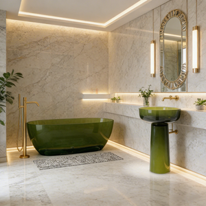 <span class=keywords><strong>Baignoire</strong></span> moderne de luxe <span class=keywords><strong>en</strong></span> résine transparente, <span class=keywords><strong>baignoire</strong></span> autoportante <span class=keywords><strong>en</strong></span> résine transparente, surface solide pour hôtel, intérieur avec robinet - Product Image 1