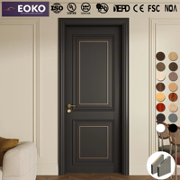 EOKO Vente en gros de portes intérieures en bois MDF insonorisées modernes pour appartements, destinées aux constructeurs