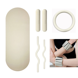 Premium Eco-Friendly Home Fitness Kit Yoga Mat Silicone Dumbbells Pilates Set Power Ring <b>Barbell</b> Rod Customizable Accessories - Product Image 3