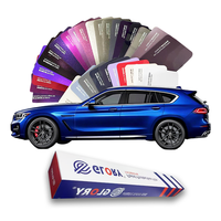 TPU Premium Vinyle PPF Bleu Camouflage PVC Film de protection de peinture de voiture Application de rouleau facile pour changer de couleur Auto-guérison