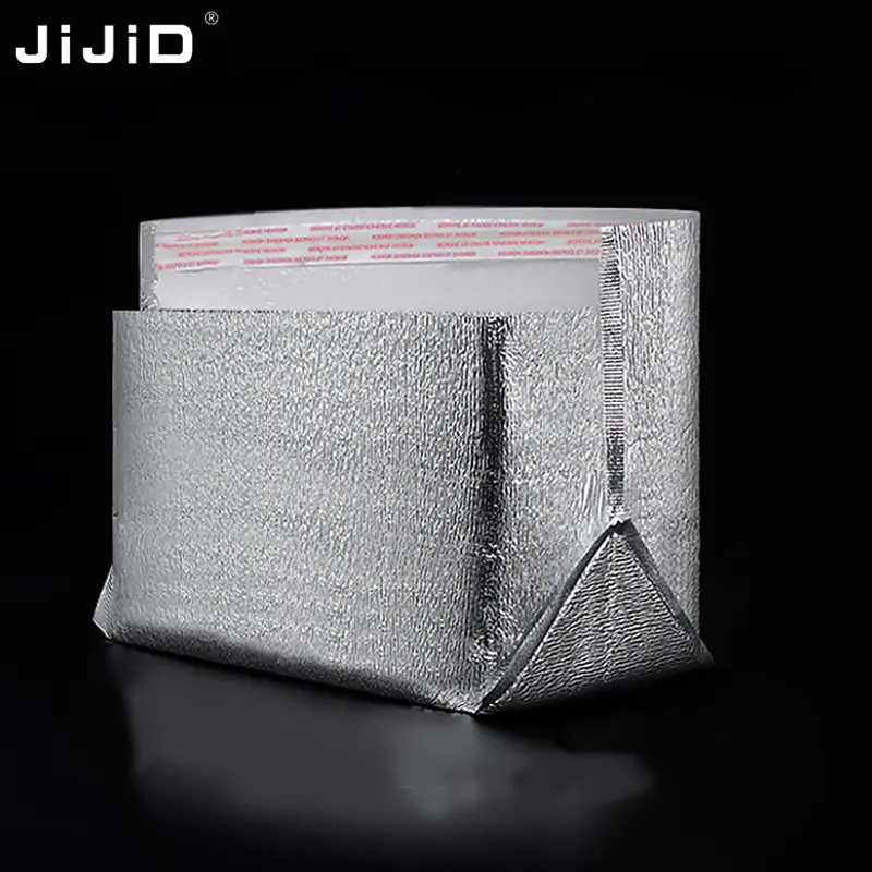 JIJID thermal Cooler bag Cold Storage Aluminum Foil Heat reflective Bubble foil insulation Box Liner