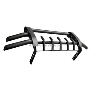 Parachoques delantero de acero negro elegante de alto ajuste con tubos pequeños, accesorio de coche todoterreno duradero para Lc200 Toyota Nissan Ford jeep - Product Image 2