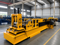 Machine de profilage à rouleaux pour poutres en C en acier avec PLC et transmission par engrenages, haute productivité, à vendre