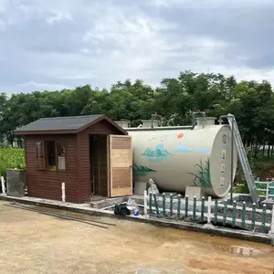 Réservoir de traitement des eaux usées domestiques PP matériel AO usine de traitement des eaux usées intégrée de conception compacte