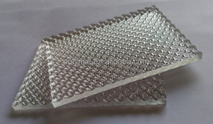 Feuille de <span class=keywords><strong>Polyrise</strong></span> Polycarbonate solide Bayer anti-rayures prismatique gaufré résistance à la chaleur feuilles de Polycarbonate 6mm 10mm - Product Image 2