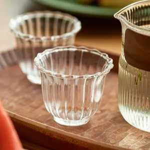 Siyue Mini Glass Cup Coffee Mug Resistant Small Tea Set Single high borosilicate glass tea cup 2514