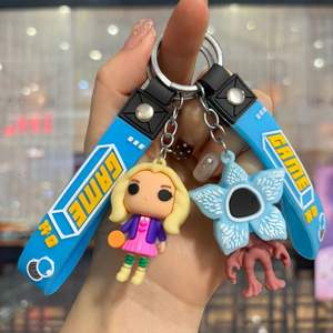 Nuevo Éxito de Ventas, Llavero LED Seguro con Diseño de Flor Comedora de Hombres, Muñeco de Dibujos Animados de Cobre, Colgador para Mochila Escolar - Product Image 2