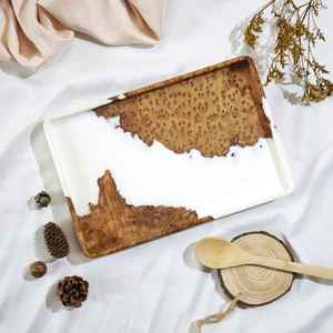 Bandejas Decorativas Recubiertas de Resina Diseñadas para Agregar un Toque Moderno a la Cocina y las Zonas de Comedor Mientras Sirven como Soporte para el Servicio Diario - Product Image 6