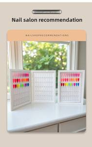 Livre <span class=keywords><strong>d</strong></span>'échantillons de vernis à ongles de luxe personnalisé 90/180 couleurs, album de présentation anti-poussière, nuancier de vernis gel premium, vente en gros directe usine - Product Image 6