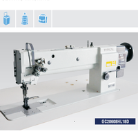 Machine à coudre industrielle à bras long à triple entraînement direct à vendre GC20608HL18D
