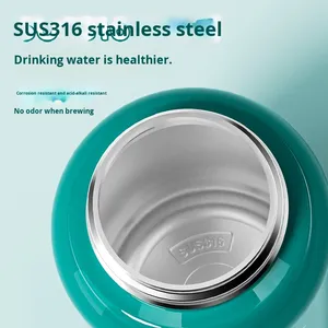 <span class=keywords><strong>Borraccia</strong></span> Termica Intelligente per <span class=keywords><strong>Bambini</strong></span>, Grande 500ml, in Acciaio Inossidabile, <span class=keywords><strong>con</strong></span> <span class=keywords><strong>Cannuccia</strong></span>, Design a Cartone Animato, Portatile, Mantiene la Temperatura per 6-12 Ore - Product Image 2