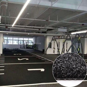 Tapis <span class=keywords><strong>de</strong></span> sol <span class=keywords><strong>de</strong></span> gymnastique tout usiné, <span class=keywords><strong>gazon</strong></span> <span class=keywords><strong>synthétique</strong></span>, <span class=keywords><strong>gazon</strong></span> noir, tapis <span class=keywords><strong>de</strong></span> golf extérieur. - Product Image 5