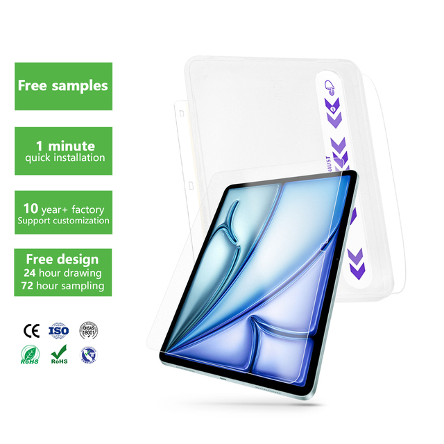 Factory Wholesale High Quality Screen Protector Anti Glare Anti-dust Protective Film 10.9 12.9 Inch 9h Film 10.2 for ipad air