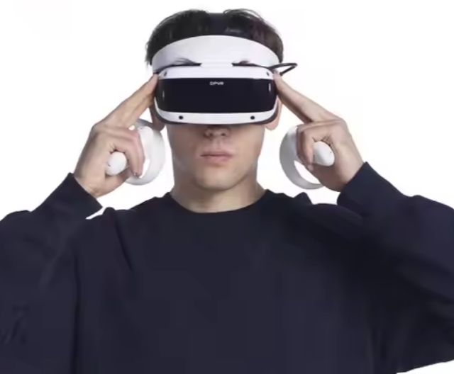 ORANGLES DPVR E4 PCVR Gaming Headset | 4K 120Hz Virtual Reality Glasses with 6DoF Tracking, Flip-Up Design, 285g Lightweight – Supports 7,000+ SteamVR Games, Compatible with PC/VR Cinema (Kuwait) - angled perspective - presenting advantages - Image 4 of 5 | fits any environment | Purchase DPVR E4 PCVR Gaming Headset | 4K 120Hz Virtual Reality Glasses with 6DoF Tracking, Flip-Up Design, 285g Lightweight – Supports 7,000+ SteamVR Games, Compatible with PC/VR Cinema (Kuwait) Michigan | Free Shipping ORANGLES