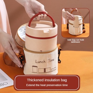 Récipient isolé sous vide pour aliments chauds pour enfants pot thermos bento thermique en acier inoxydable pour enfants boîte à lunch avec cuillère - Product Image 5