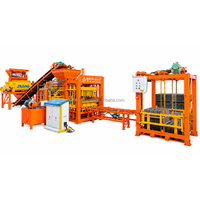 Machine automatique hydraulique de fabrication de blocs de béton QT6-15 pour usine de blocs au Ghana, production de blocs creux et de pavés