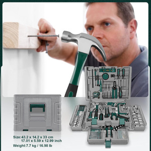 Juego de Herramientas para el Hogar Toolpro de 379 Piezas, Kit Multifuncional de Acero con Alto Contenido de Carbono para Reparaciones del Hogar y del Automóvil con Caja de Almacenamiento - Product Image 4