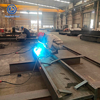 Bâtiment préfabriqué moderne en structure acier de haute qualité, personnalisable, pour usage en entrepôt de fabrication, garage, hangar, ignifuge et résistant à l'eau