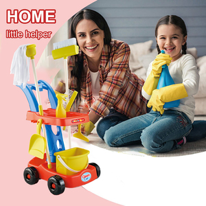 Yrb bébé enfants ensemble <span class=keywords><strong>de</strong></span> nettoyage maison outils <span class=keywords><strong>de</strong></span> nettoyage <span class=keywords><strong>jouet</strong></span> semblant ménage <span class=keywords><strong>chariot</strong></span> ensemble <span class=keywords><strong>de</strong></span> nettoyage jouets - Product Image 5