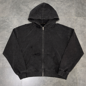 Felpe con Zip da Uomo Personalizzate, Stile Streetwear, Effetto Acid Wash, Strappate e Distressed, da Produttori di <span class=keywords><strong>Abbigliamento</strong></span> - Product Image 1