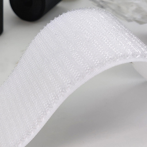 100% thân thiện với môi trường Nylon hai mặt may-trên móc vòng băng-napped trắng có thể tháo rời buộc phụ kiện quần áo cao cấp - Product Image 6