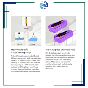 <span class=keywords><strong>Eslinga</strong></span> de Cinta de Poliéster de Alta Resistencia de 1-4M 1-5T para Discapacitados, para Levantar Contenedores - Product Image 4