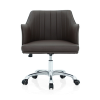 Chaise de salon de beauté Kangmei, moderne, exécutive, en cuir synthétique, hauteur réglable, base rotative, pour manucure, client