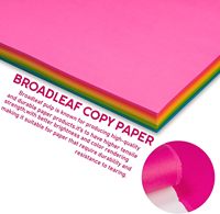 Papier de construction Running, 10 couleurs assorties, 8,5x11, 300 feuilles, écologique, anti-ondulation, 80-120 g/m², pour imprimante de bureau et découpe scolaire