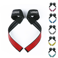 Muñequeras Deportivas Antideslizantes con Logotipo Personalizado 2026, Muñequeras Acolchadas para Levantamiento de Pesas, Correas de Gimnasio para Hombres